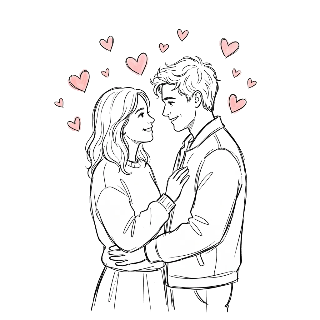 Couple consultation sketch
